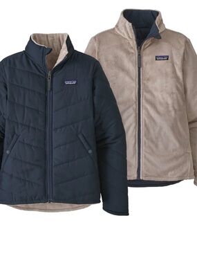 Patagonia Girls' Reversible Snow Flower Jacket